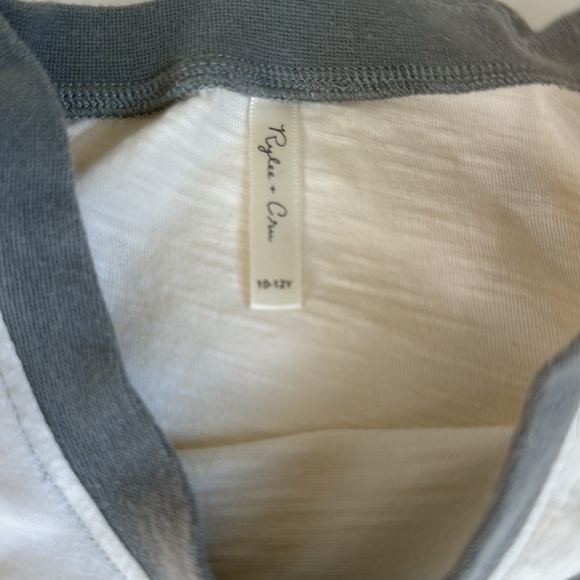 Rylee + Cru Make Waves Ringer Tee Size 10/12 - Picture 7 of 12
